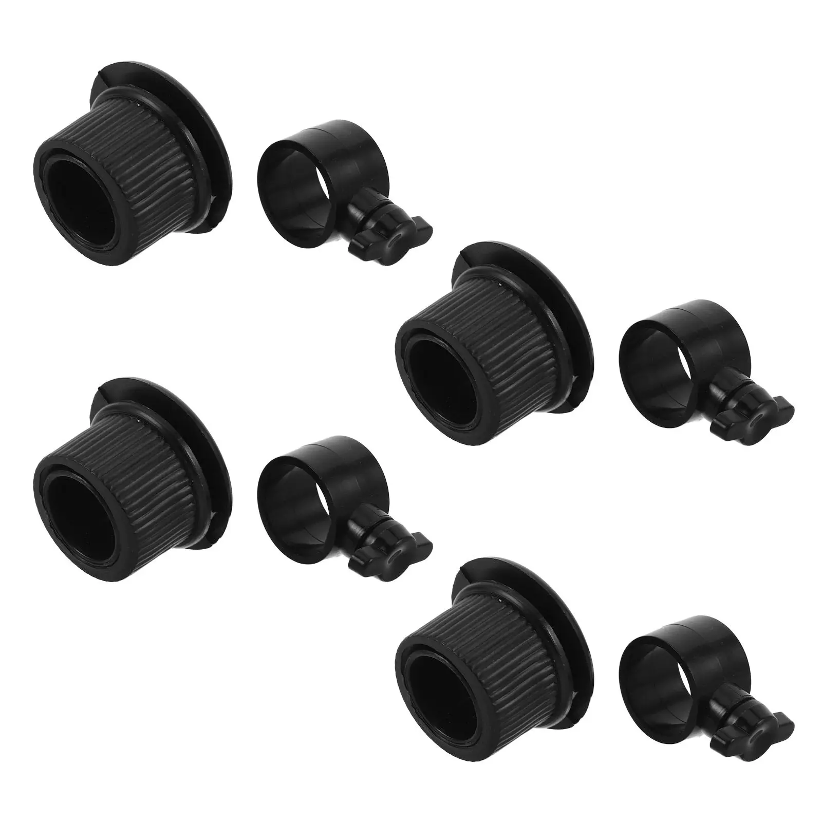 4Pcs Plastic Rotating Rack Accessories Threaded Adjustment Knobs for Jewelry Towers Display Retail Store Exhibitions Hardware