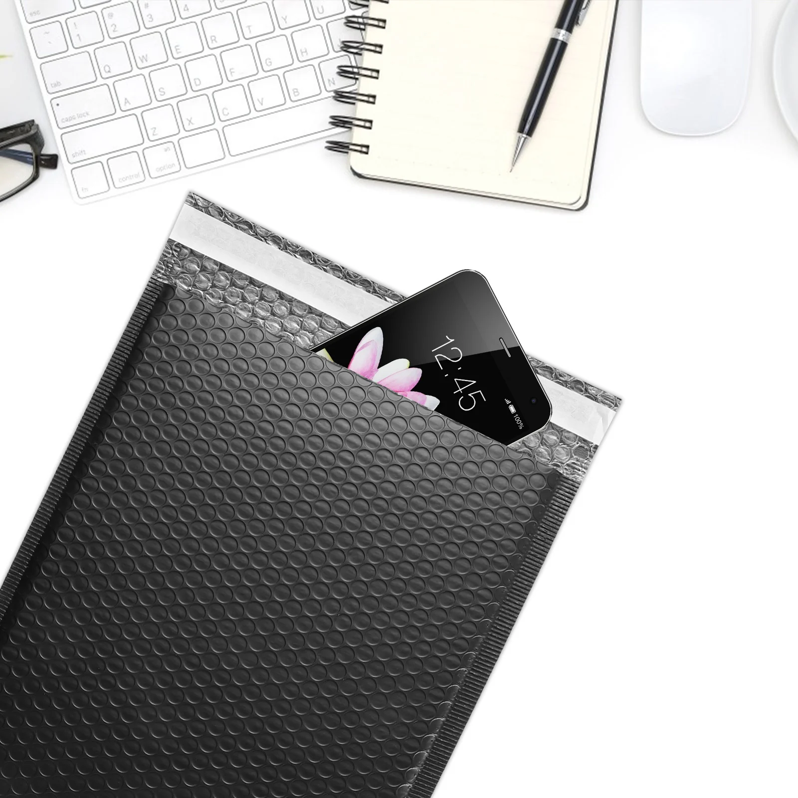 25 шт., пузырчатые почтовые конверты, водонепроницаемые мягкие конверты, прочные клейкие почтовые пакеты, защита экспресс-упаковки, пузырчатые почтовые конверты