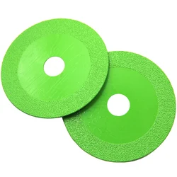 Diamond ultra-thin green brazing blade cutting blade ceramic jade glass tile wine bottle grinding cutting saw blade