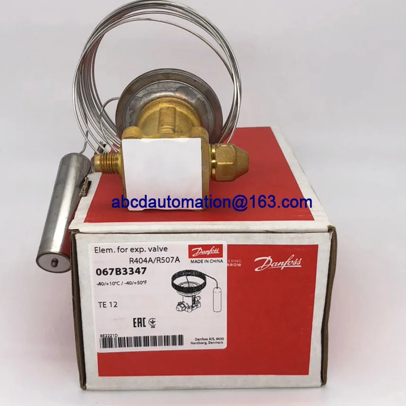 دانفوس صمام التمدد الحراري لمبة استشعار درجة الحرارة TE 12 067B3345 067B3346 067B3347 067B3348 067B3349 067B3350