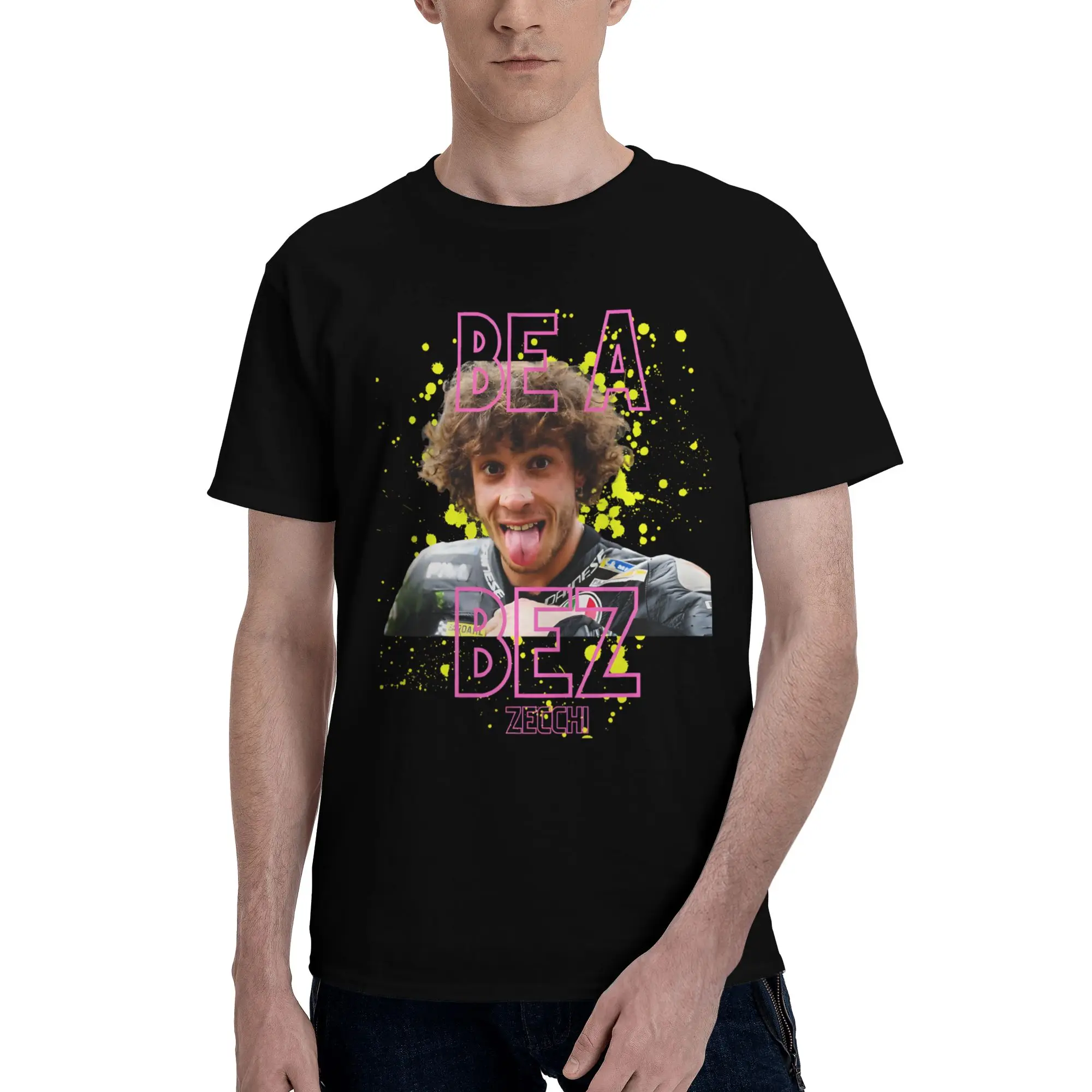 Marco Bezzecchi Moto GP Champion  Motogp Funny Graphic 100% Cotton T-Shirt Motoo GP Tops Tees For Men