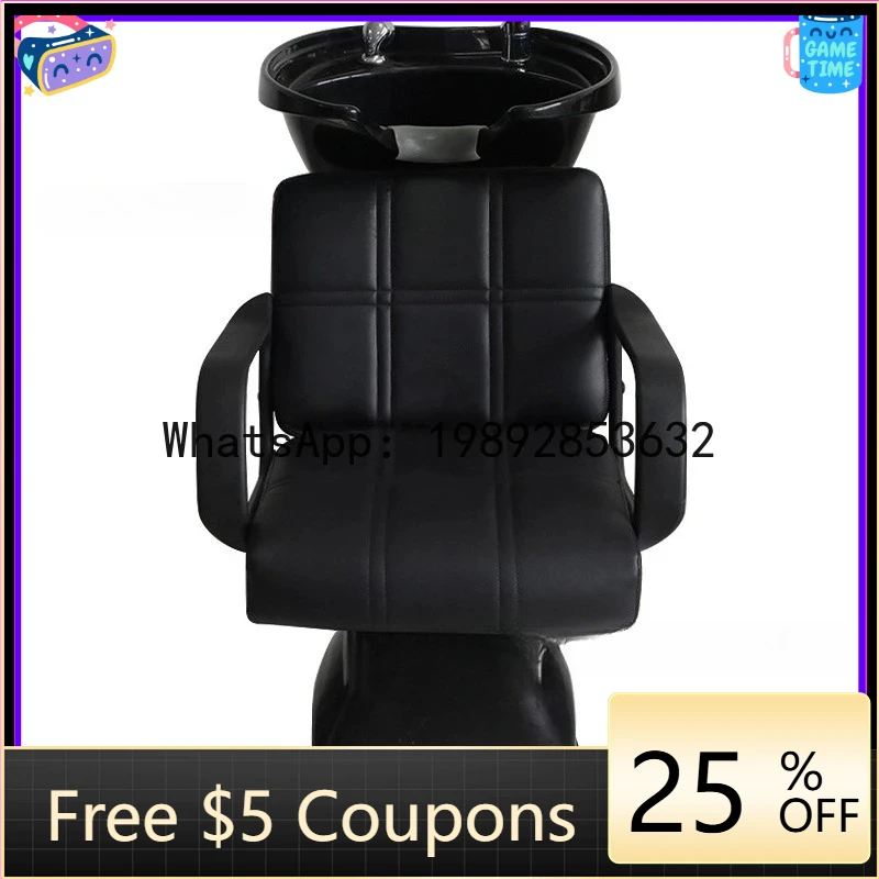 

AB 01-Сидящая кровать для шампуня Парикмахерская Акриловая кровать для промывки волос