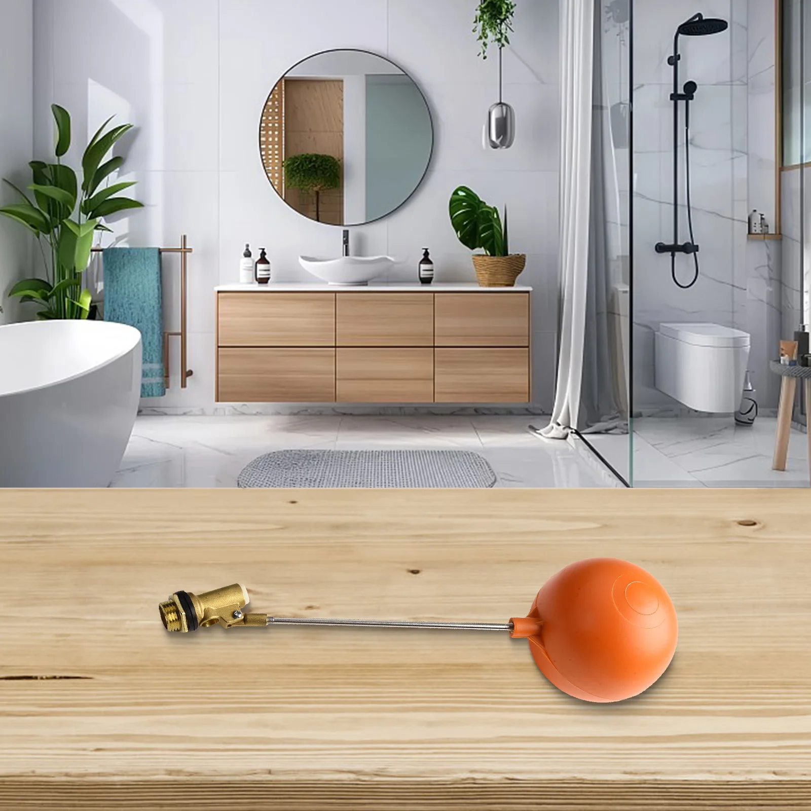 

Float Valve Switch 2 with Float Ball for Tank Level Management in Tap Water Systems with High Water Flow Capacity