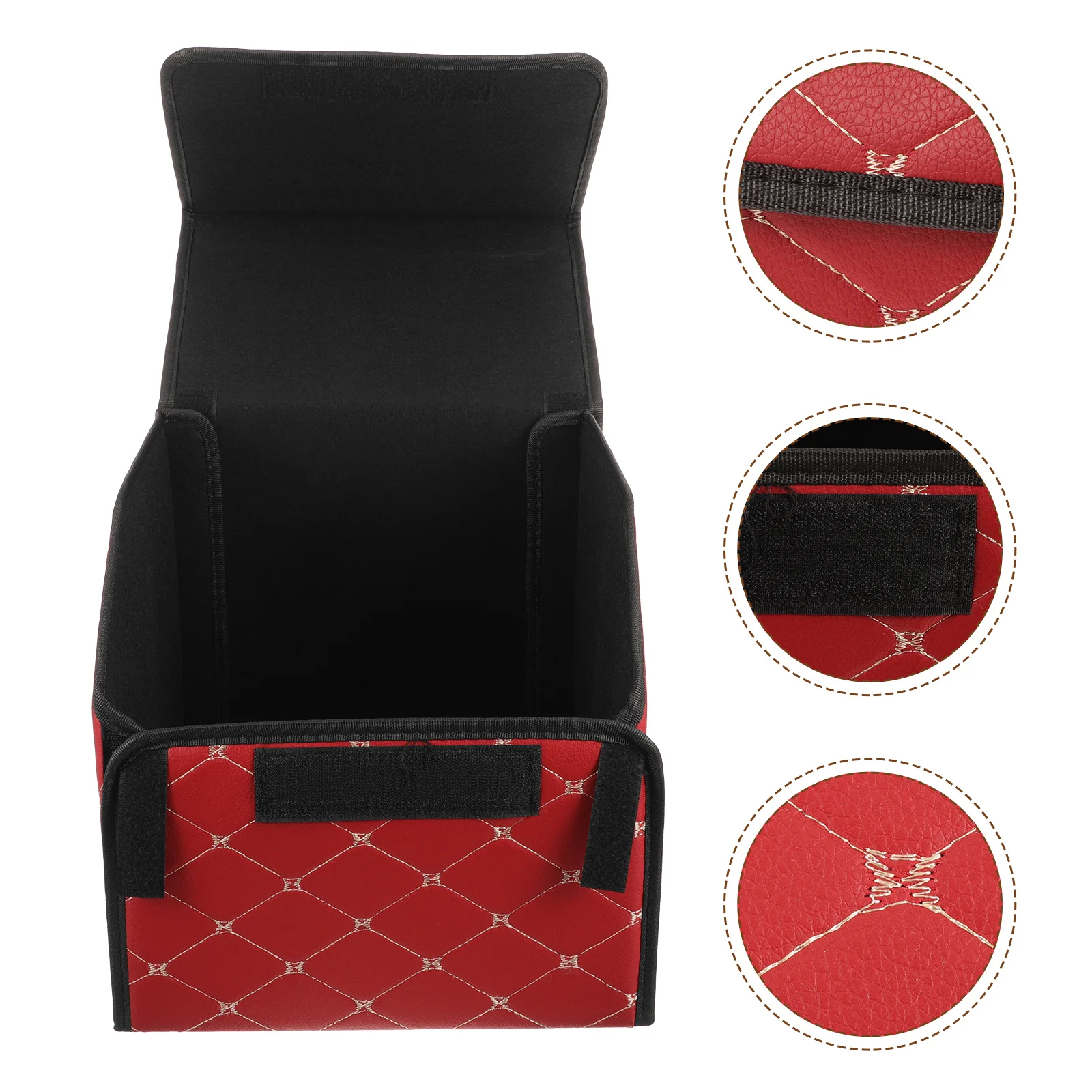 

Foldable Car Trunk Organizer Storage Box Durable Easy Clean Large Capacity Trunk Storage Organizer Suv