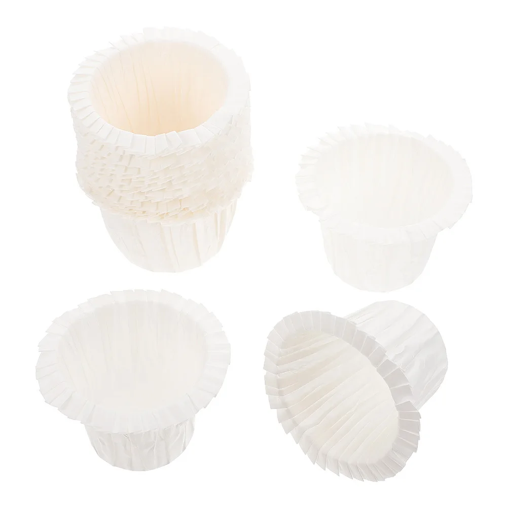 50 قطعة بطانات كب كيك مقاومة للحرارة غير قابلة للتشوه تصميم بسيط أكواب الخبز أوراق الكعك بطانات كب كيك لوازم الخبز #6