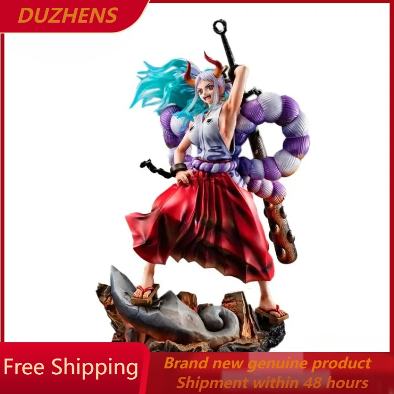 

In stock MegaHouse POP MAX Original:One Piece Yamato 31.5cm PVC Action Figure Anime Figure Model Toys Collection Doll Gift