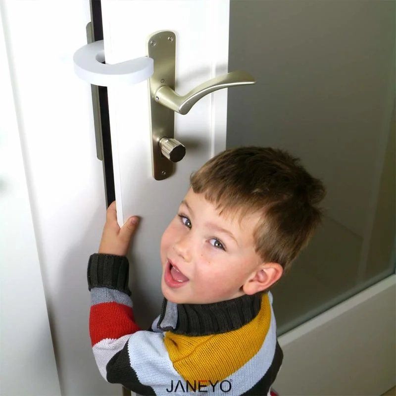 Butoir de porte avec protection des doigts pour enfant, 4 pièces, pince de sécurité pour la maison, la cuisine, la chambre à coucher