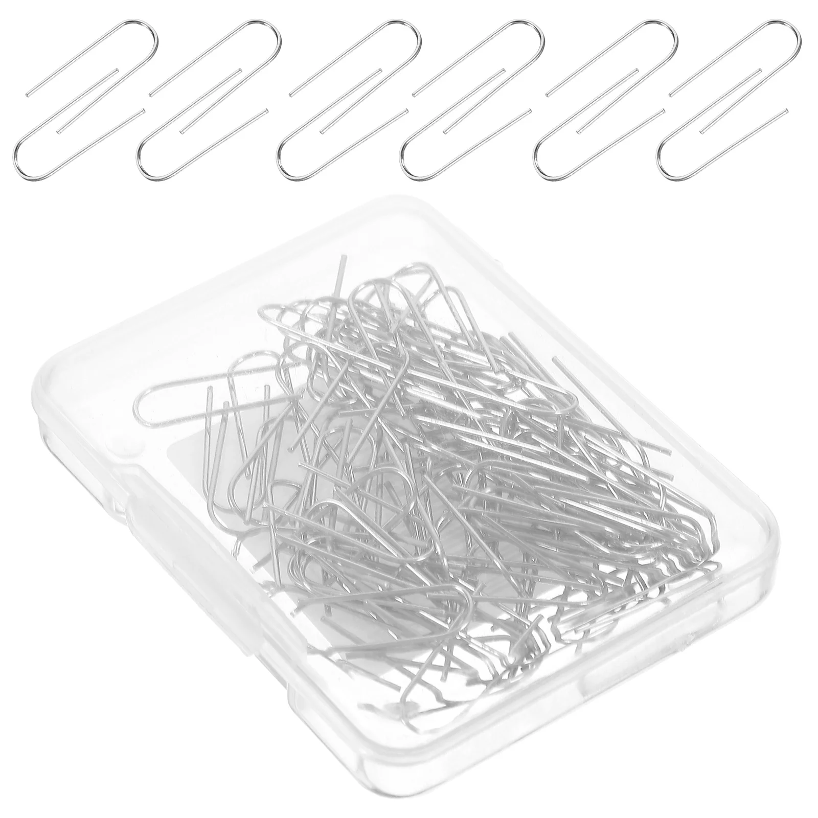 

100pcs U-shaped Nichrome Hooks High Temp Wire Craft Tools Ceramic Glass Jewelry Accessories Universal Mounting Hooks Storage