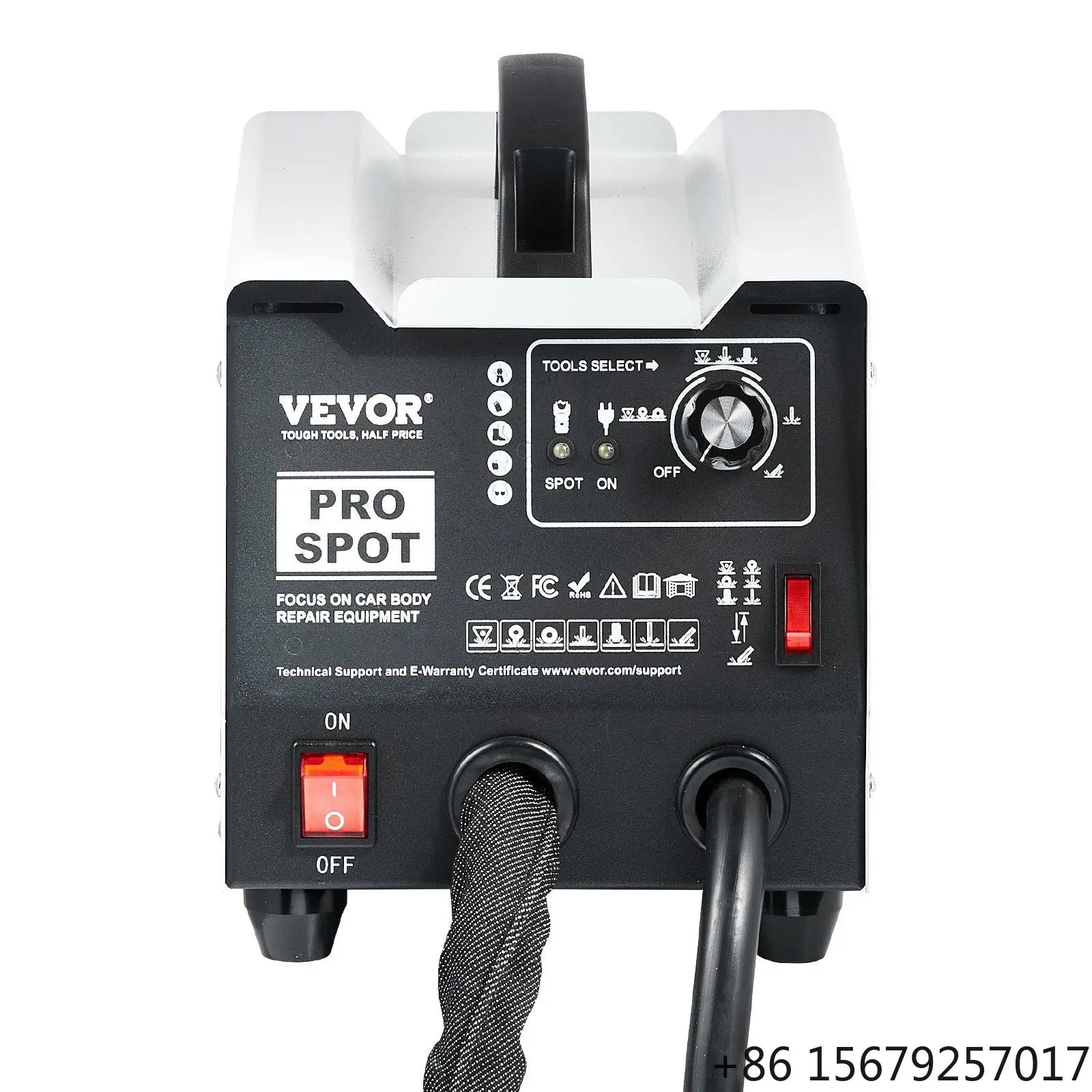 Pro Spot Welder 220V AC Metal Body Repair Machine With Puller Tool For Auto Dent Fix