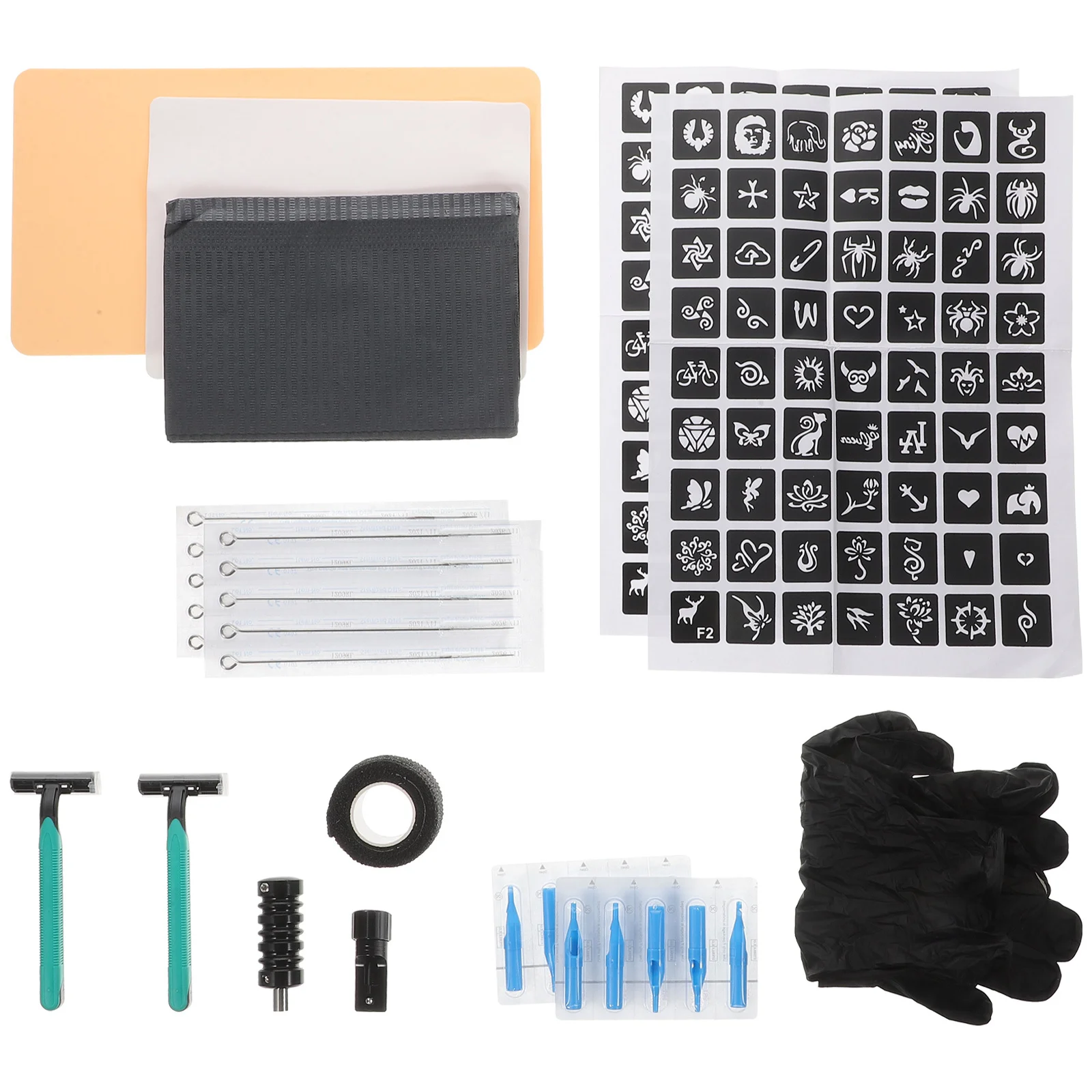 

1Set DIY Tattoos Kit Premium Multi-Functional Pen Holder for Tattoo Practice Beginner Friendly Portable Storage Rack