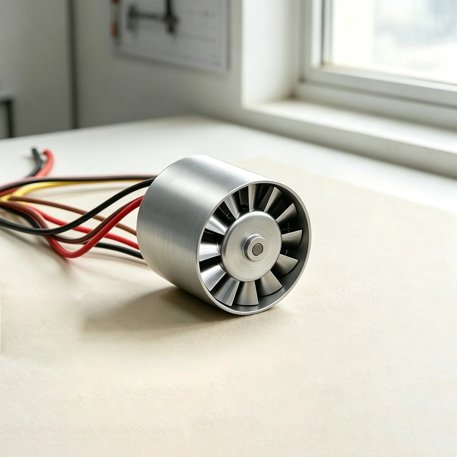DC 7.4v/12v Dual Voltage High-Speed Brushless Metal Ducted Motor With Integrated-Fan For Esc 126,000 RPM Ducted Motor Parts