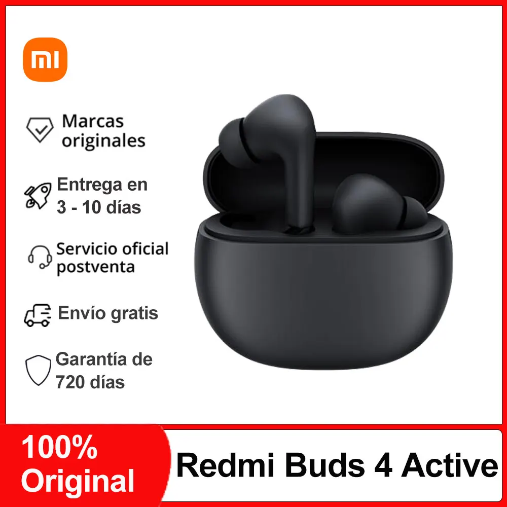 New Xiaomi Redmi Buds 4 Active Wireless Bluetooth Earphone, Bluetooth 5.3, Call Noise Cancelling Touch Control Long Battery Life