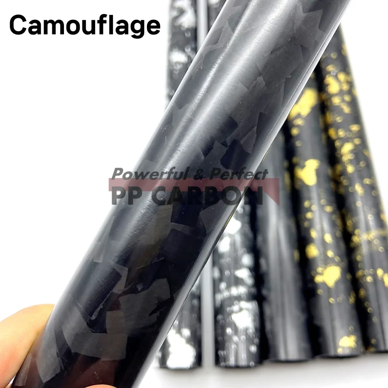 lot/2pcs 500mm Forged Carbon Fiber Tube 8mm 10mm 20mm 22mm 25mm 28mm 30mm Forged Silver 3K High Composite Hardness Material