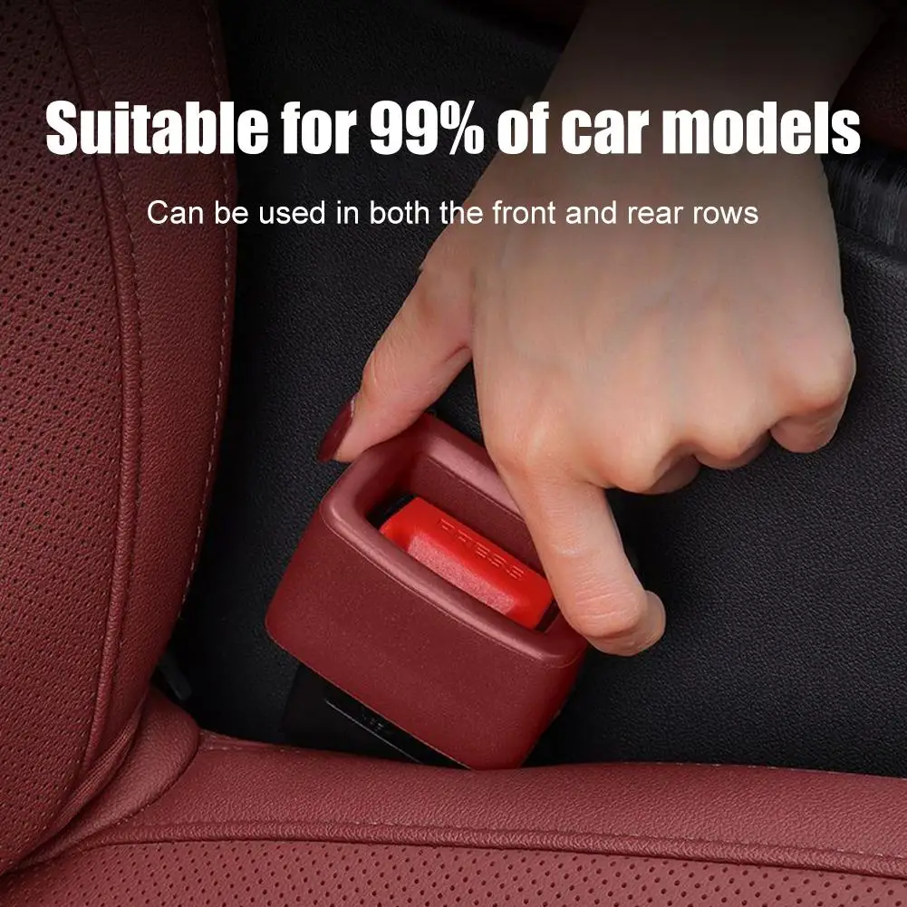 Cinto de segurança do carro fivela capa eva anti risco cinto de segurança proteção interior acessórios automóveis protetor de assento cinto botão capa