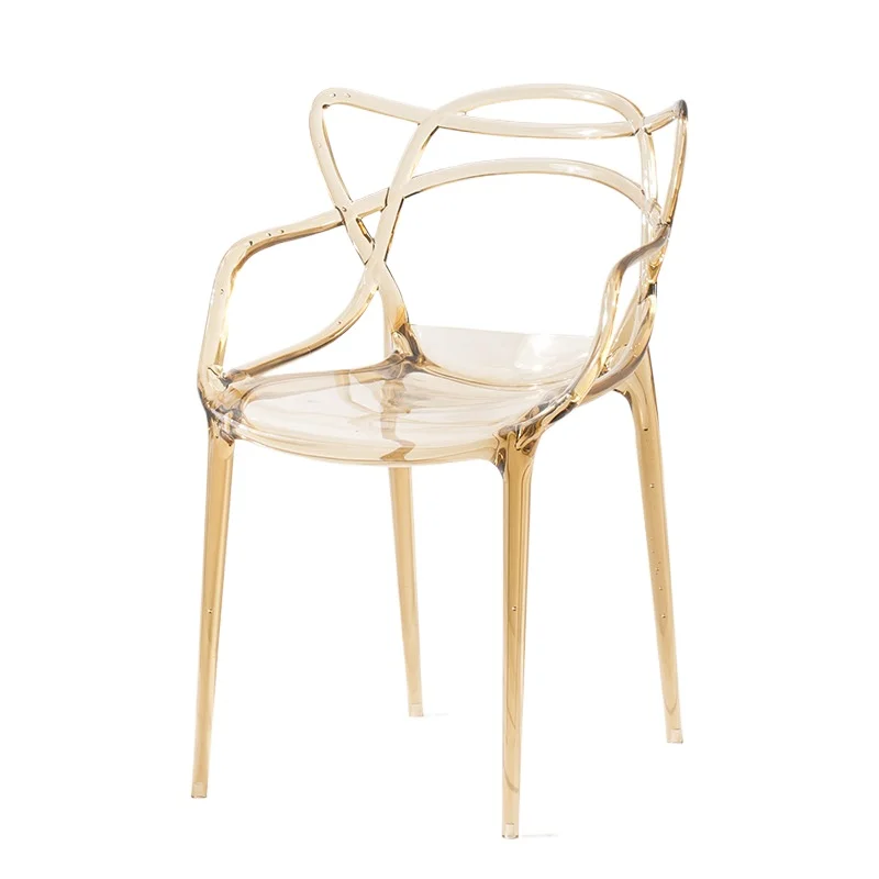 

Modern Internet celebrity transparent crystal dining chair