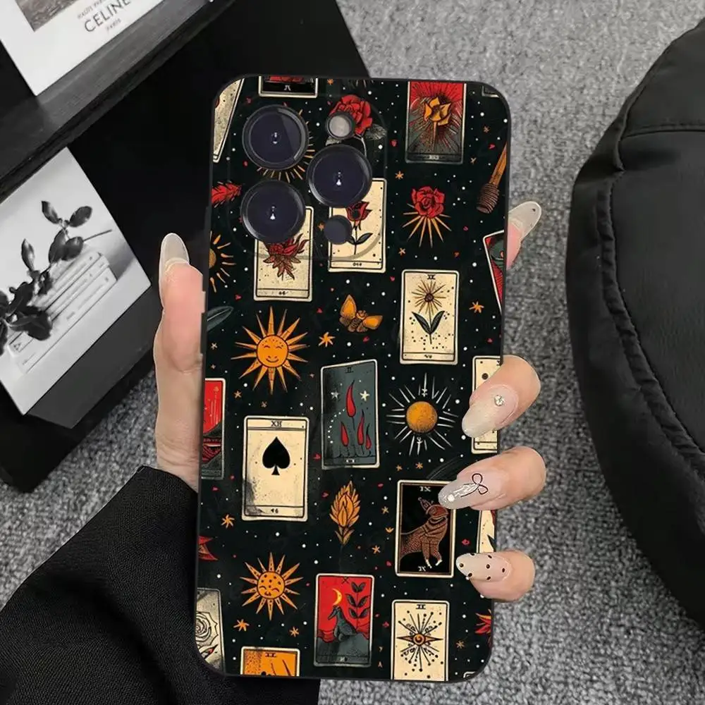 حافظة لهاتف آيفون 17,16,15,14,13,12,11,Plus,Pro Max,XS,X,XR,SE,Mini,8,7,Soft غطاء أسود من السيليكون