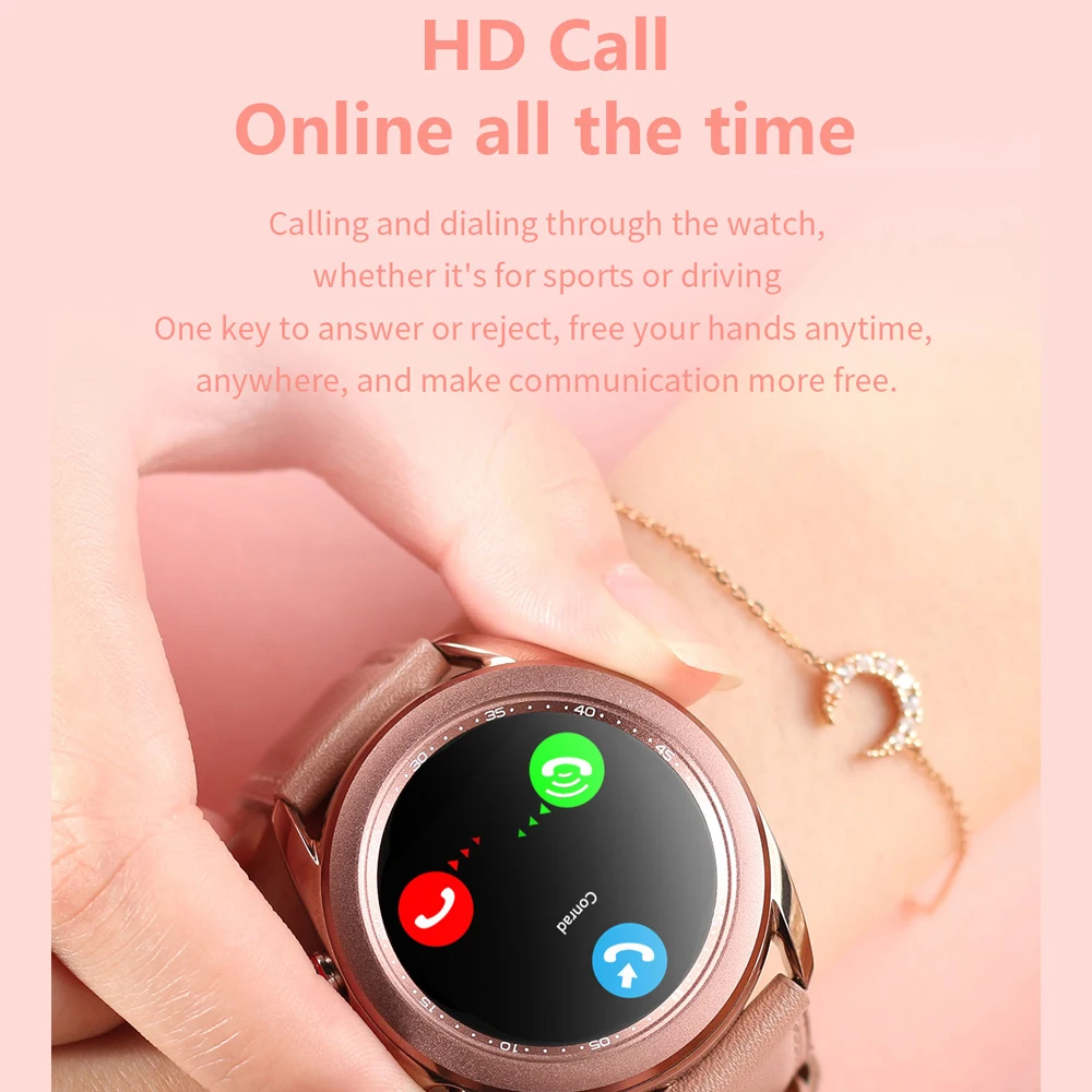 Новинка 2022, женские умные часы, Bluetooth, звонки, спортивный фитнес-трекер, Женская Беспроводная зарядка, измерение кислорода в крови, пульса, мужские умные часы