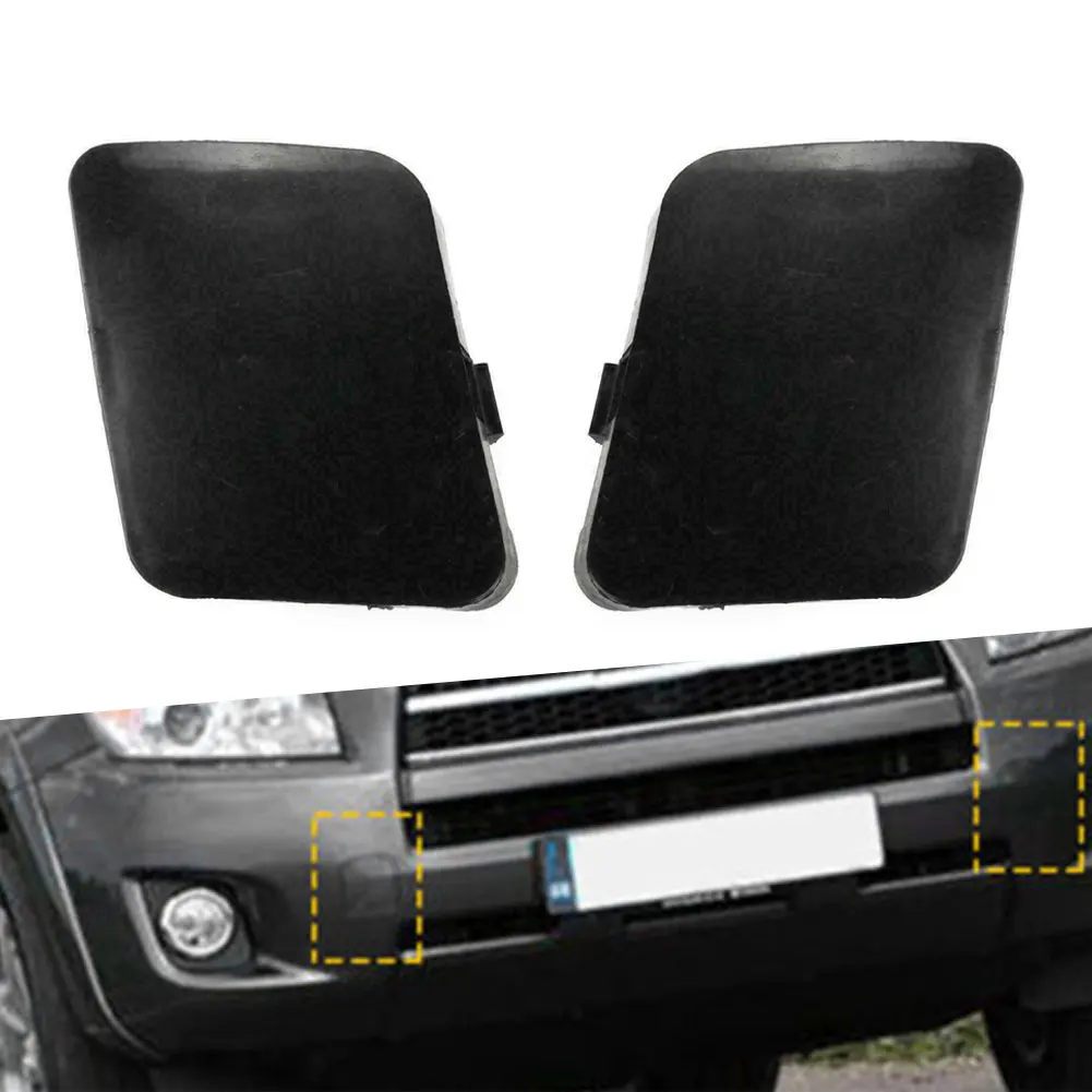 Cover Tow Hook Cover 53286-42931 ABS Plastic ACA30 2 X 53285-42930 ACA31 ACA33 Bumper For TOYOTA RAV4 2006-2008