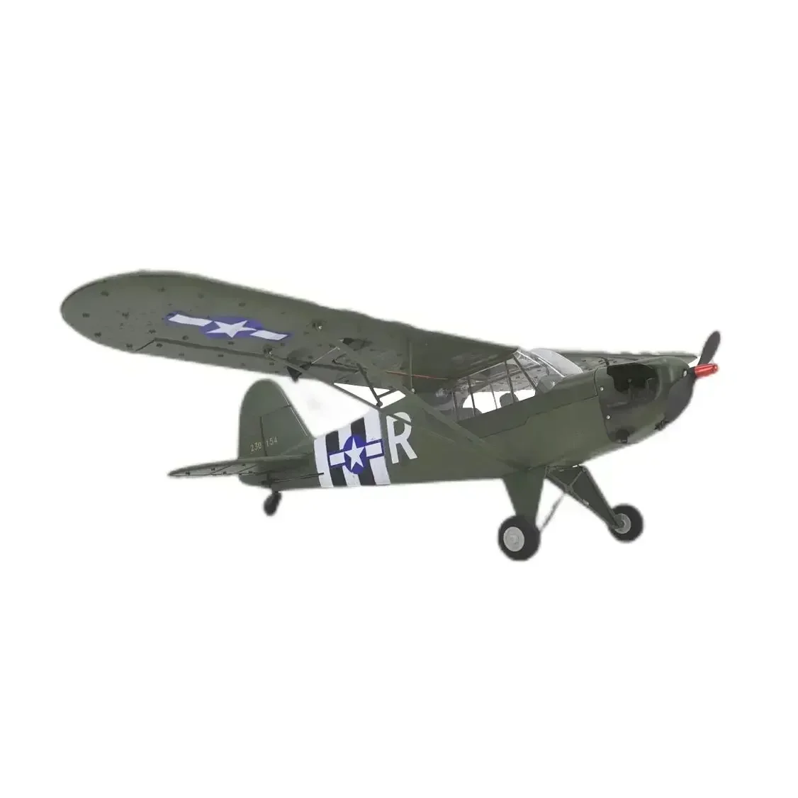 Kobingke-Controle Remoto J3 Brushless Asa Fixa Modelo de Aeronaves, Presente Brinquedo Ao Ar Livre, Segunda Guerra Mundial, 4-Way Six-Axis 3D, 1:16, 1:16