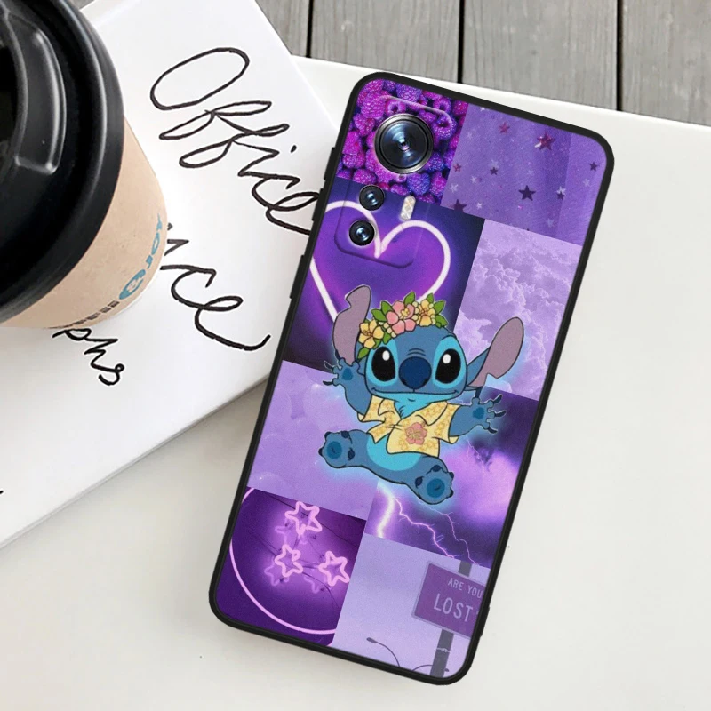 Cooler Disney-Stich für Xiaomi Mi Note 10t 10s 10 9t 9 se 8 cc9e a3 5g Lite Pro Soft Silikon schwarz Handy hülle