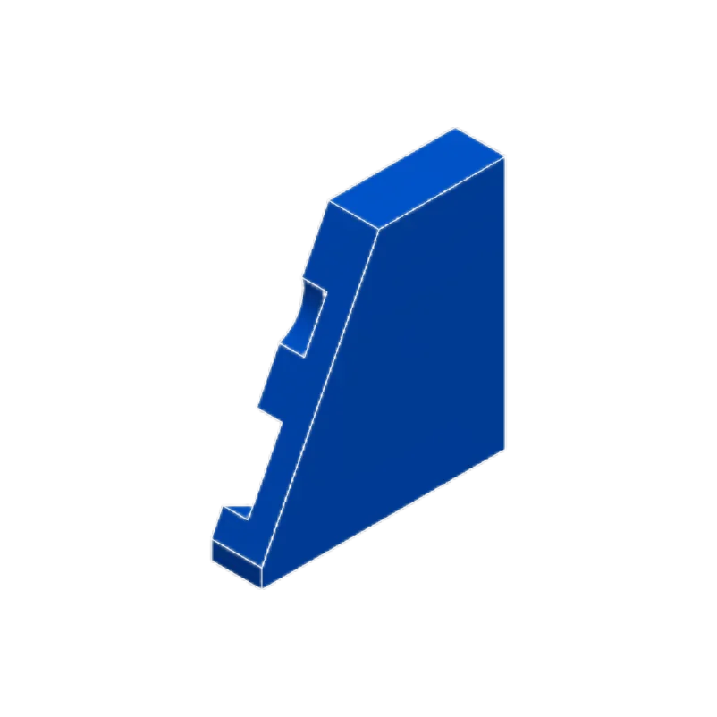 MOC 10PCS พิเศษเรียบแบนปราสาทกระเบื้อง 2x2 ซ้าย Building Blocks อิฐชุด D173B แผงอนุภาคของเล่นเด็กของขวัญเด็ก