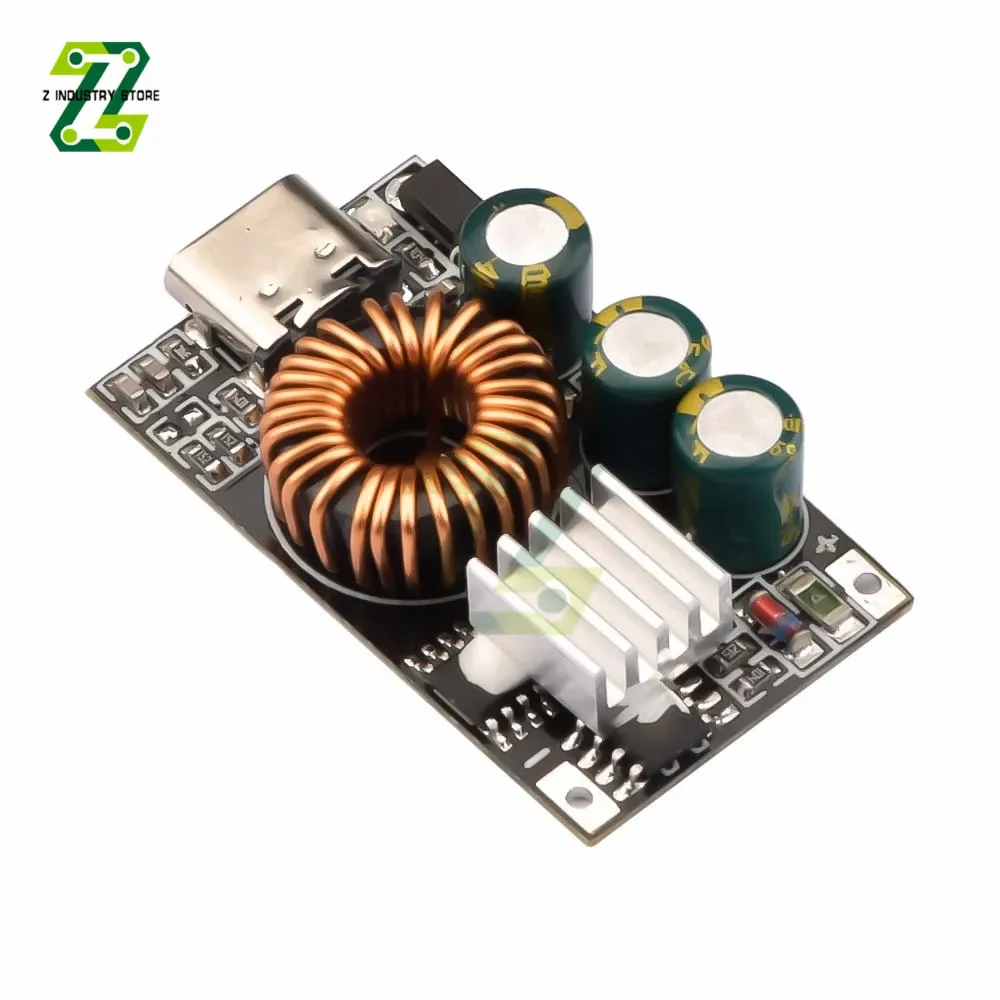 30W Fast Charging Module Buck Regulator Power Supply Board DIY Fast Charger with Protection Anti-Reverse Type-C Interface