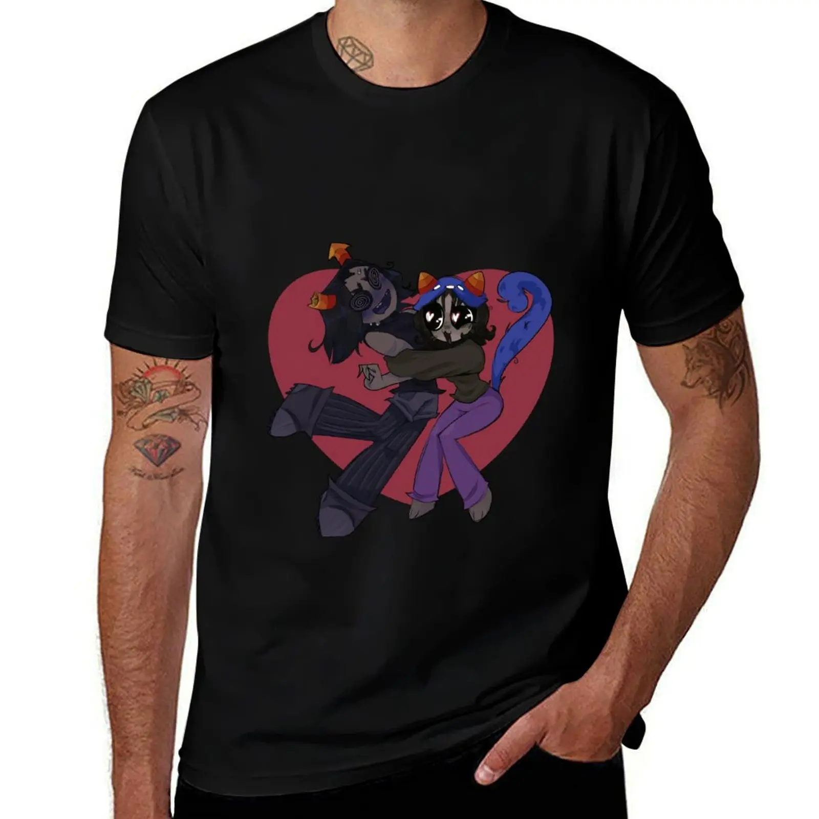 Футболка Equius and Nepeta moirail, летняя спортивная быстросохнущая футболка