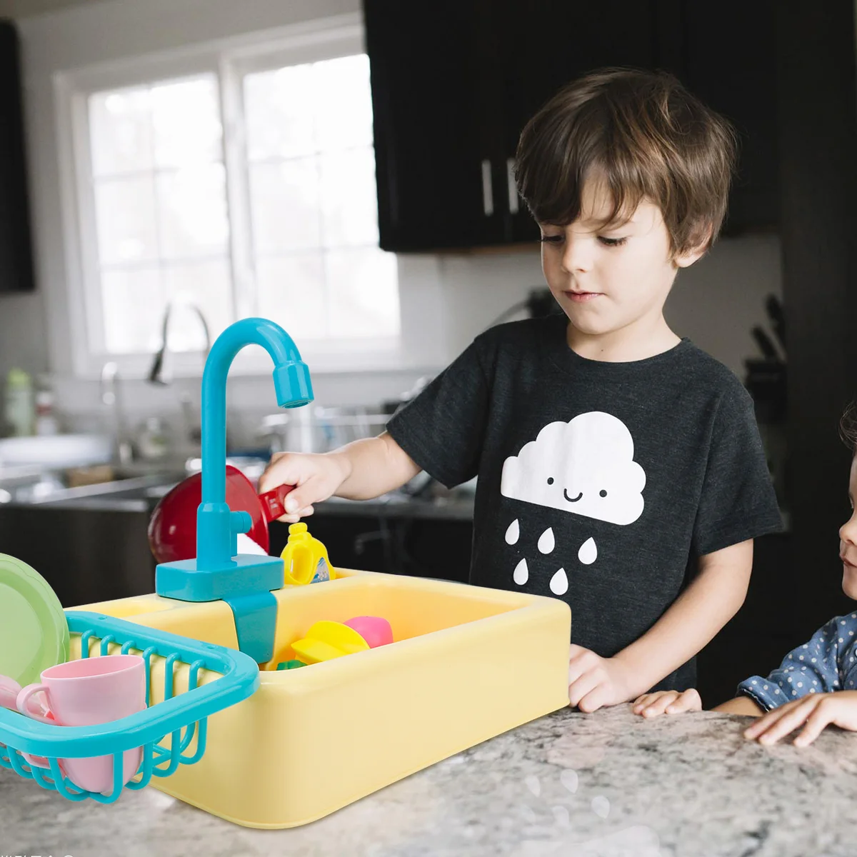 子供のための電気食器洗い機のおもちゃ,プレイハウス,教育ゲーム,キッチン,子供