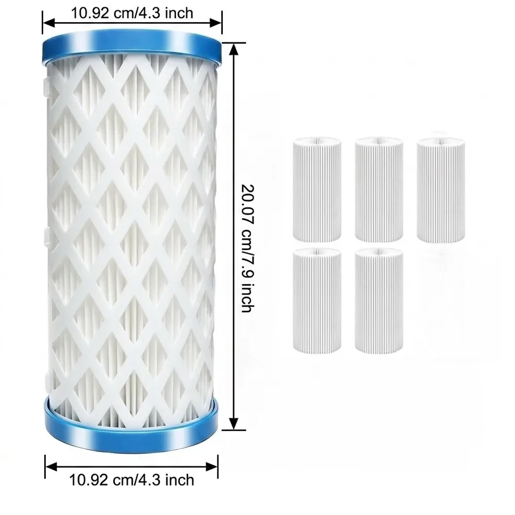 5-Pack Reusable Pool Filter Cartridge For Intex For Type A/C, Ground Swimming Pool Water Pump Equipment Cleaning Parts