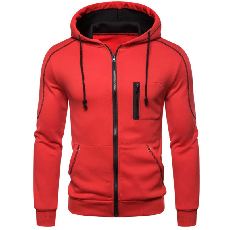 2023 New Men's Hoodies Sweatshirts Zipper Hoodie Men Sweatshirt Solid Color Man Hoody Sweatshirts For Male Sweatshirts