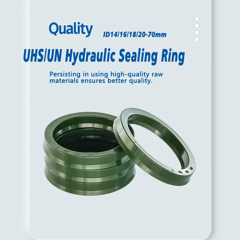 1pcs ID14/16/18/20-70mm Polyurethane Hydraulic Cylinder Oil Seal Ring UN/UHS/U/Y-Shaped Shaft Hole Universal Sealing Ring Gasket