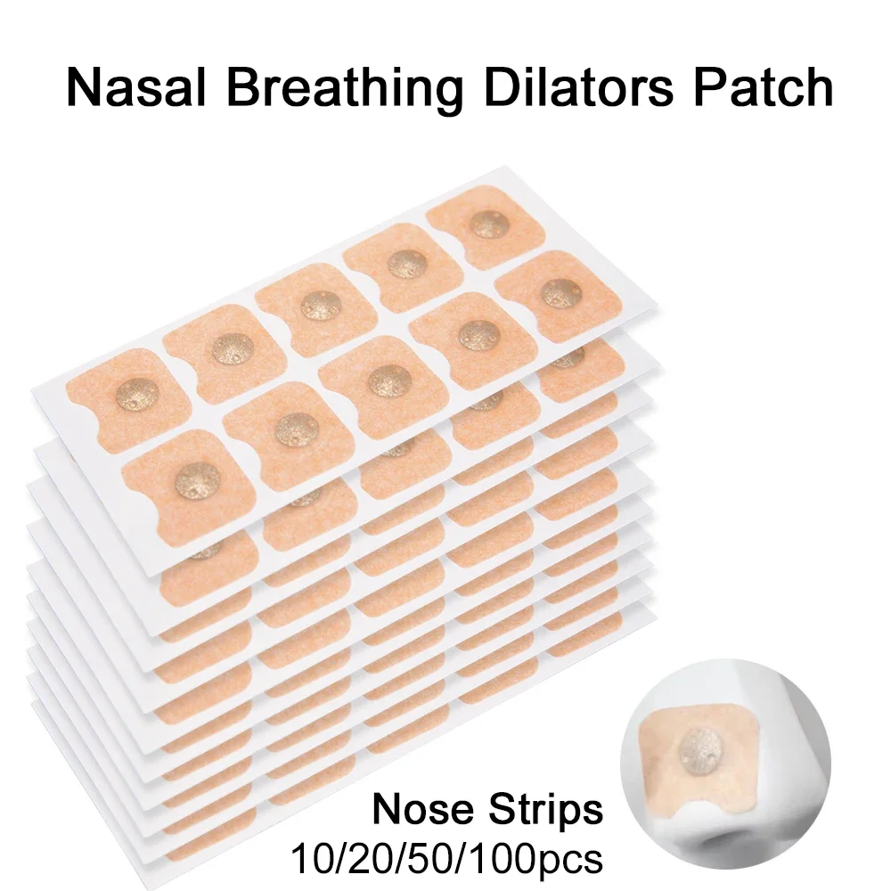 

30/60/120Pcs Nose Breathing Patches Nasal Breathing Dilators Patch Oxygen Intake,breathing Refill Nose Strips Accessary