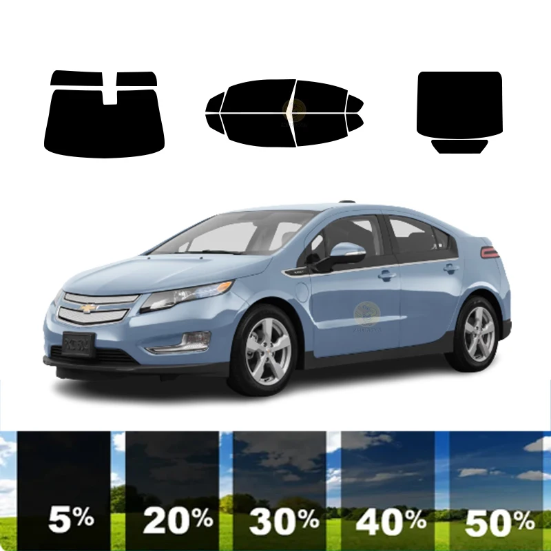 

precut Removable Window Tint Film For Car 100% UVR 5%-70%VLT Heat Insulation Carbon ﻿For CHEVROLET VOLT 4 DR HATCH 2011-2015