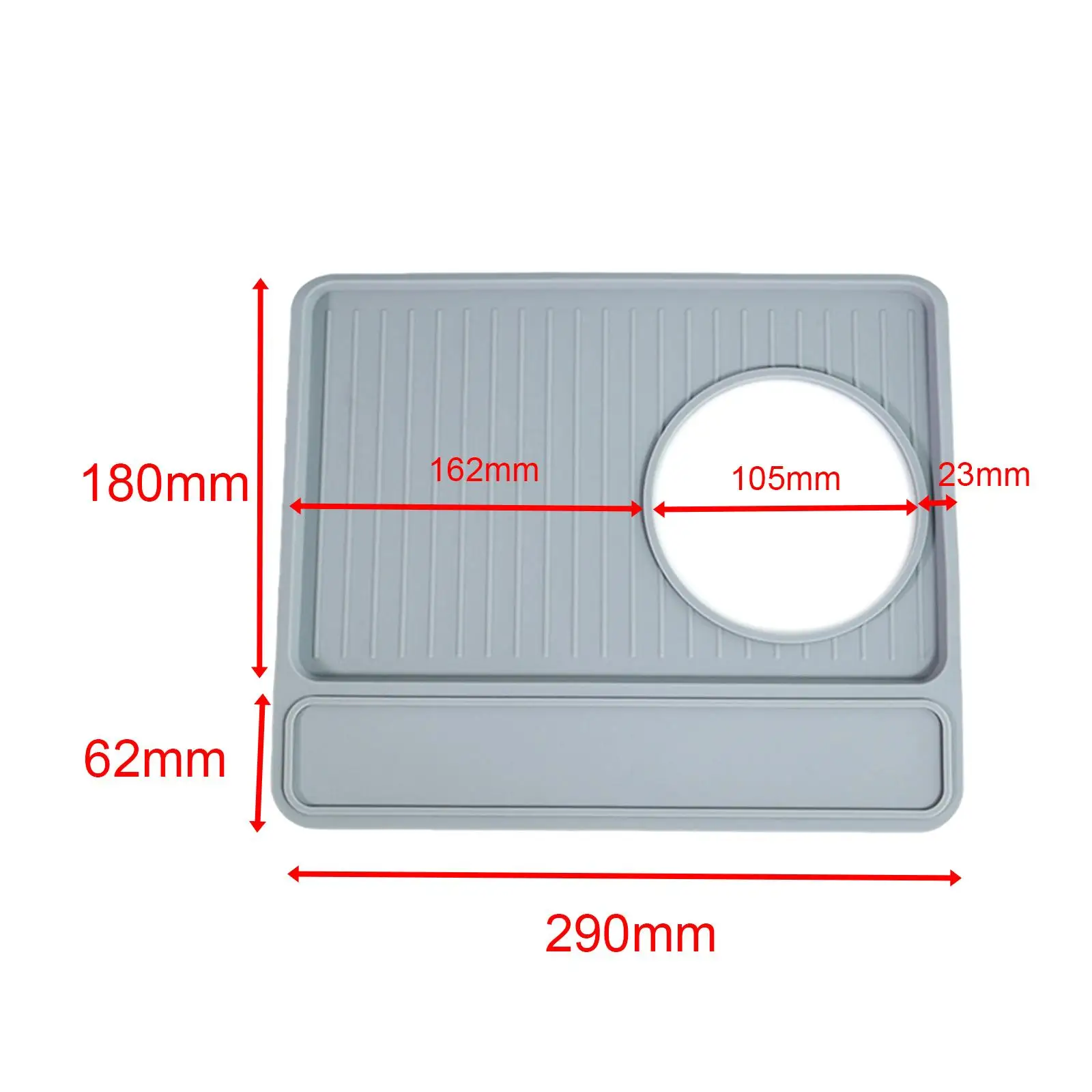 물 디스펜서용 에스프레소 연마기 호퍼 매트, 바 커피 연마기 패드