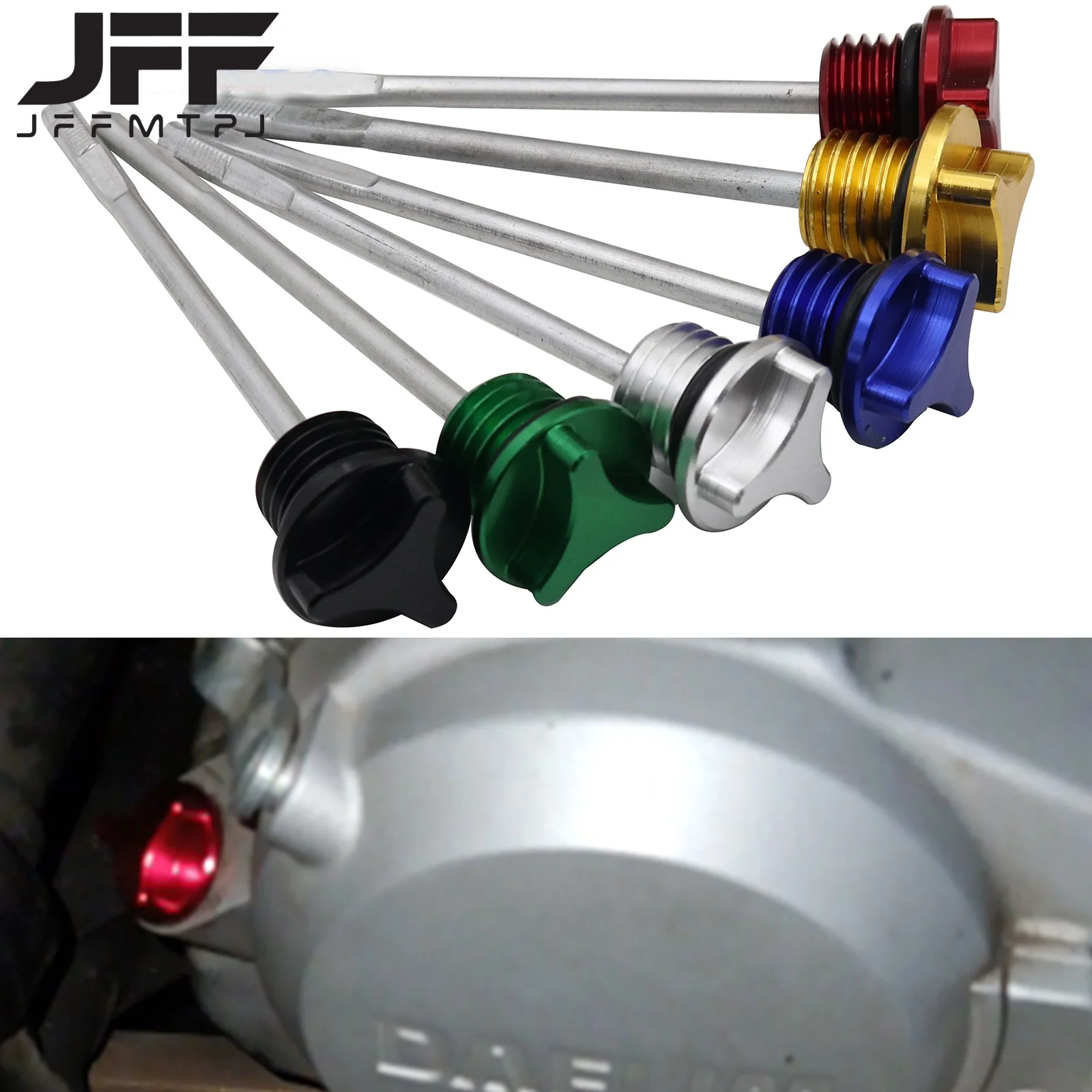 M20 Motorcycle ATV CNC Aluminum Oil Gauge Engine Oil Level Gauge For 125cc 140cc 150cc 200cc 250cc Honda CRF50 Dirt Bike