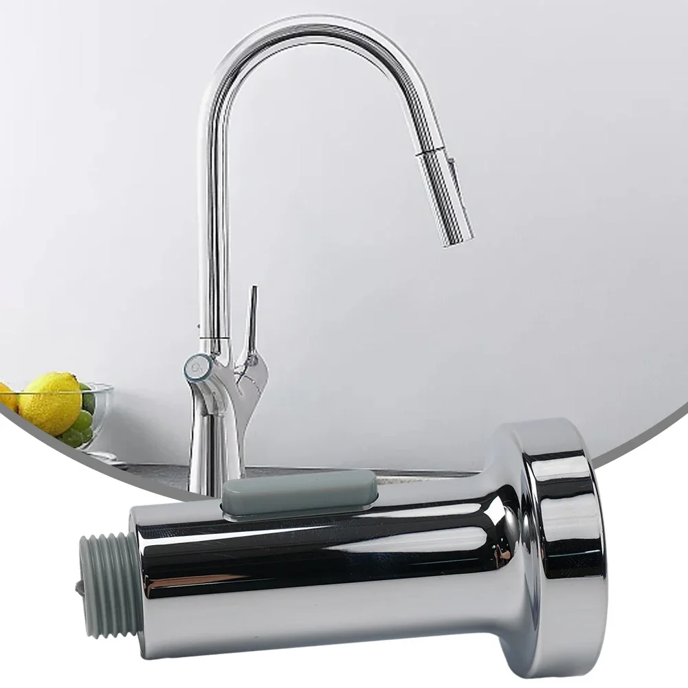 

Pull Out Faucet Spray Nozzle Replacement with Swivel Base and Dual Spray Rain Foam for Kitchen Sinks Using G1/2 Standard Thread