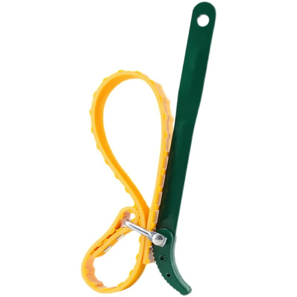 8 Inch Belt Wrench Strap Spanner for Oil Filter Removal and Pipe Fittings with Portable Folding Design and for forged Steel