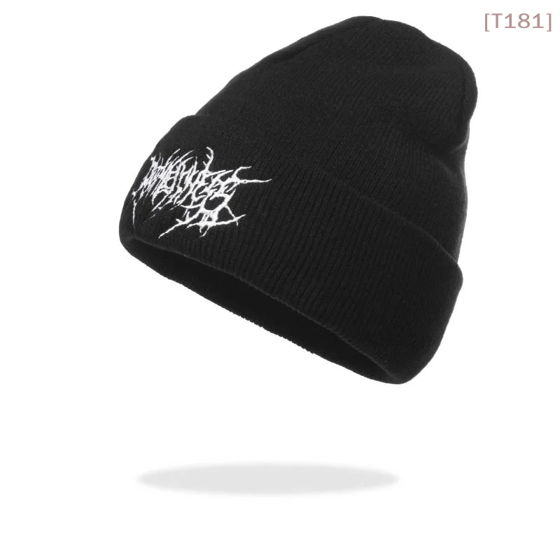 [E] Winter Hats For Unisex Beanies Knitted Solid Cute Hat La