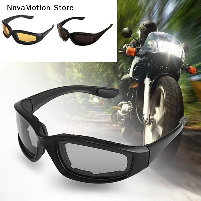 [NM]1Pcs Anti-Glare Motorcycle Glasses Night Driving Lens Glasses Sunglasses[NM]