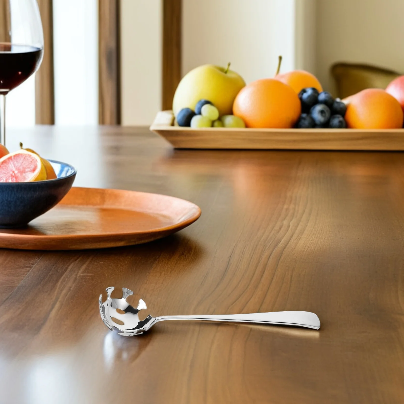 

Stainless Steel Spaghetti Server Spoon with Teeth Non-Slip Handle Pasta Fork Noodle Ramen Cooking Utensil Pasta Spoon