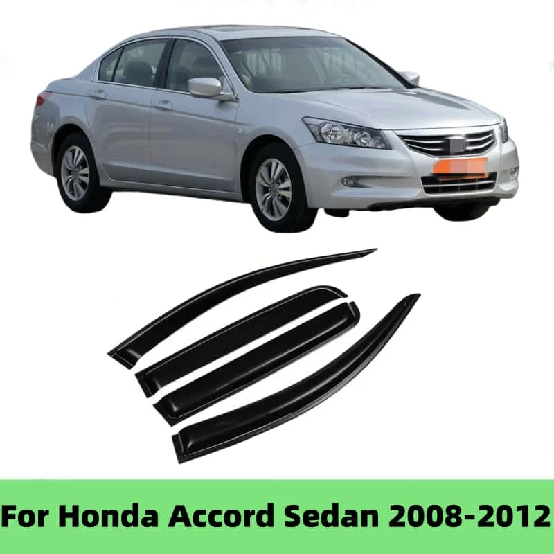 For Honda ACCORD 2008 2009 2010 2011 2012 Sedan Car Styling Accessories Window Visor Deflector Window Rain Guard Cover