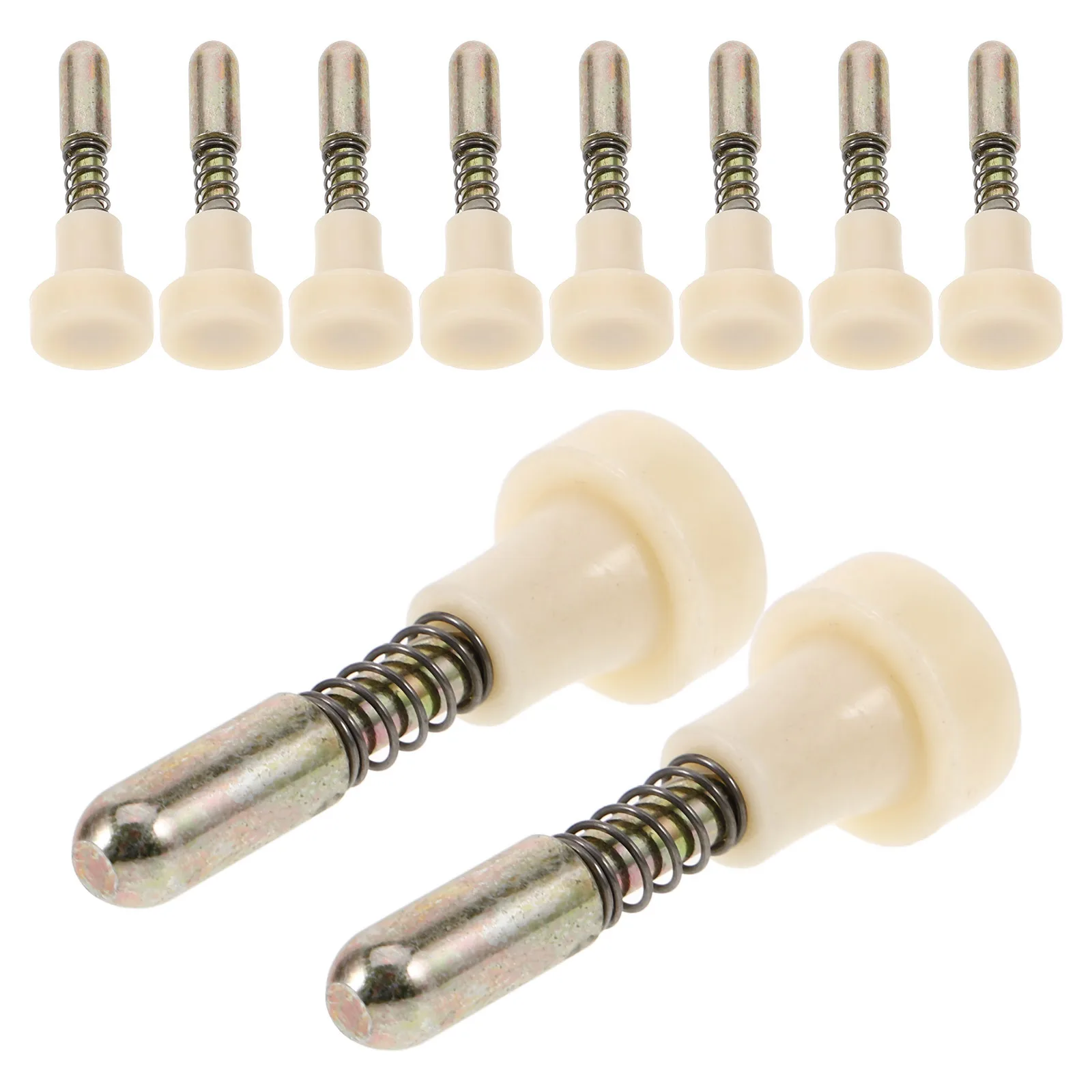 10Pcs Door Lift Adjustment Rod Metal Spring Latch Pin Spring Loaded Door Latching Hardware Easy Operation Gate Latch