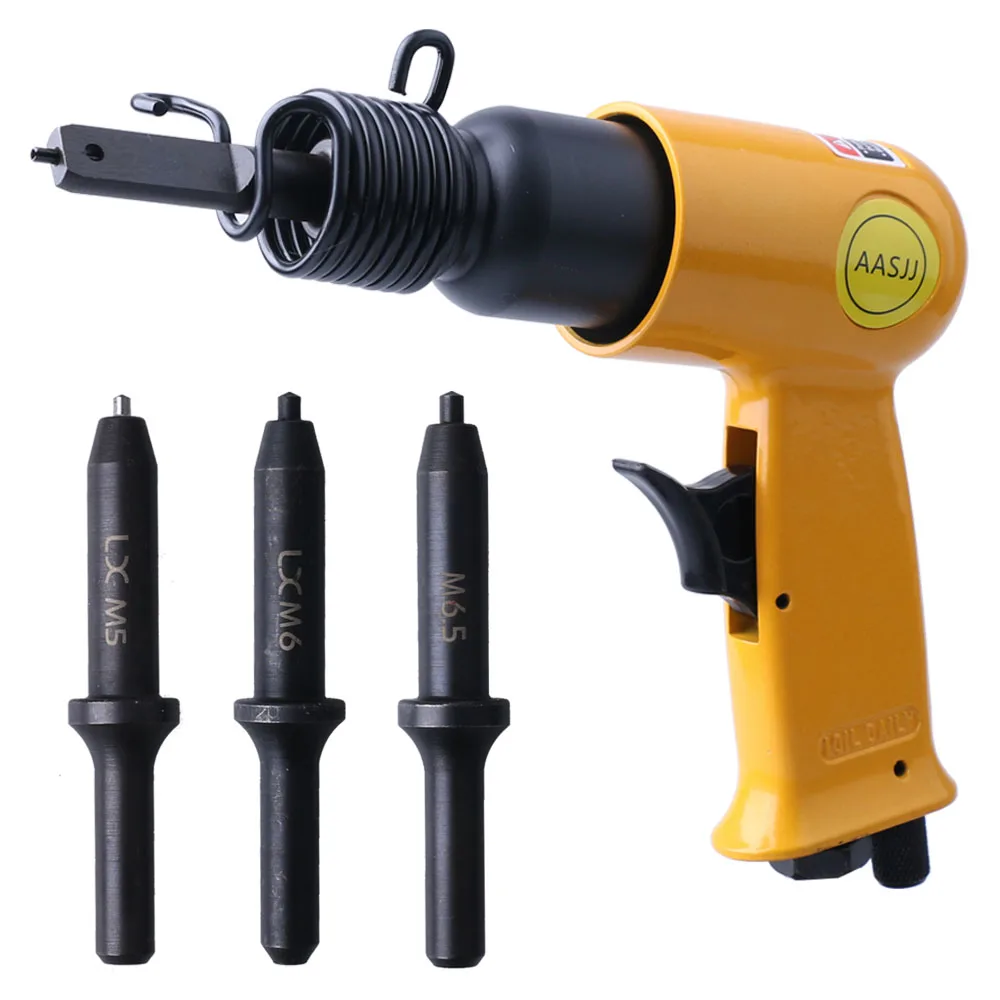 Pneumatic Traffic Sign Rivet Gun, Dowel Gun, Aluminum Alloy Door and Window System Center Jamb Splicing