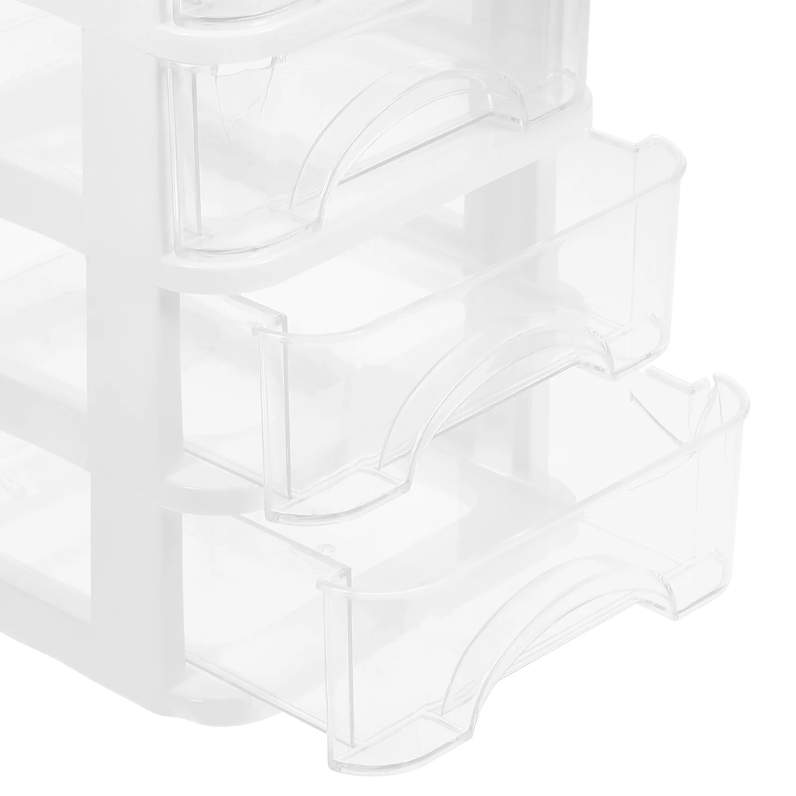 

Desktop Organizer Box Multi-Layer Plastic Storage Case For Stationery Pens Cosmetics Drawer Style Desk Organizer