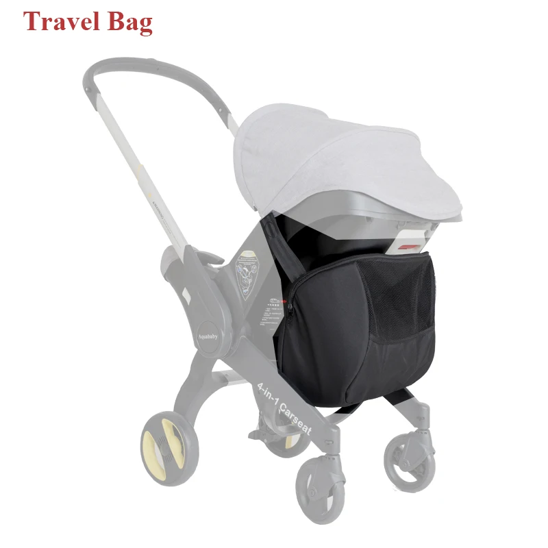 Doona Baby Stroller Organizer Bag Diaper Bags for Baby 300D Textile Material Large Capacity Storage Bag Stroller Accessories