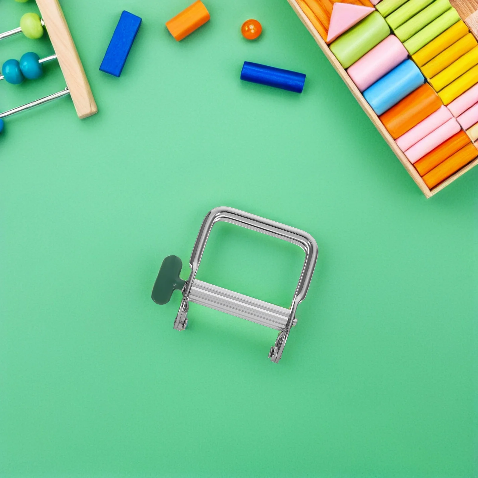 Espremedor de tubo de metal versátil para ferramentas de escultura, modelagem de argila e distribuição de pigmento, design compacto para artistas em movimento