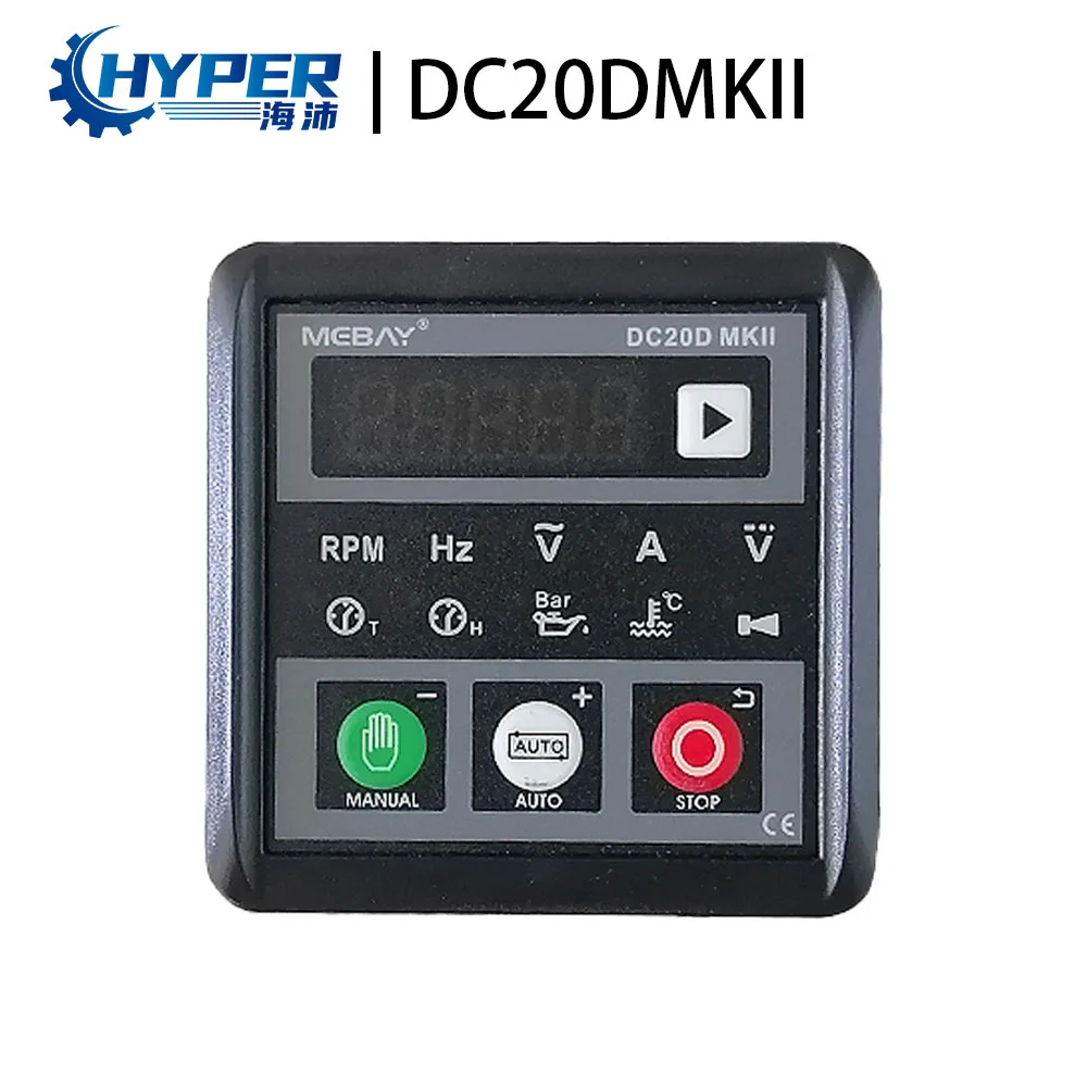 

Mebay Original DC20D MKII Electronic Generator Controller Module Control Panel for Diesel Engine or Generator