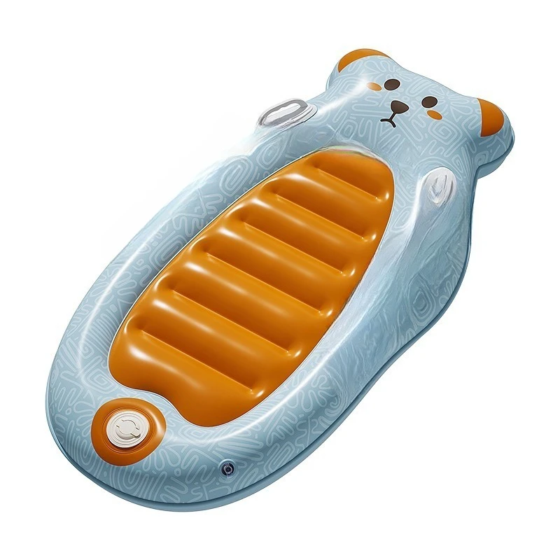 Cartoon Vitality Orange Buoyancy Inflatable Surfboard Beach Water Play Equipment Thickened Children's Inflatable Boardboard