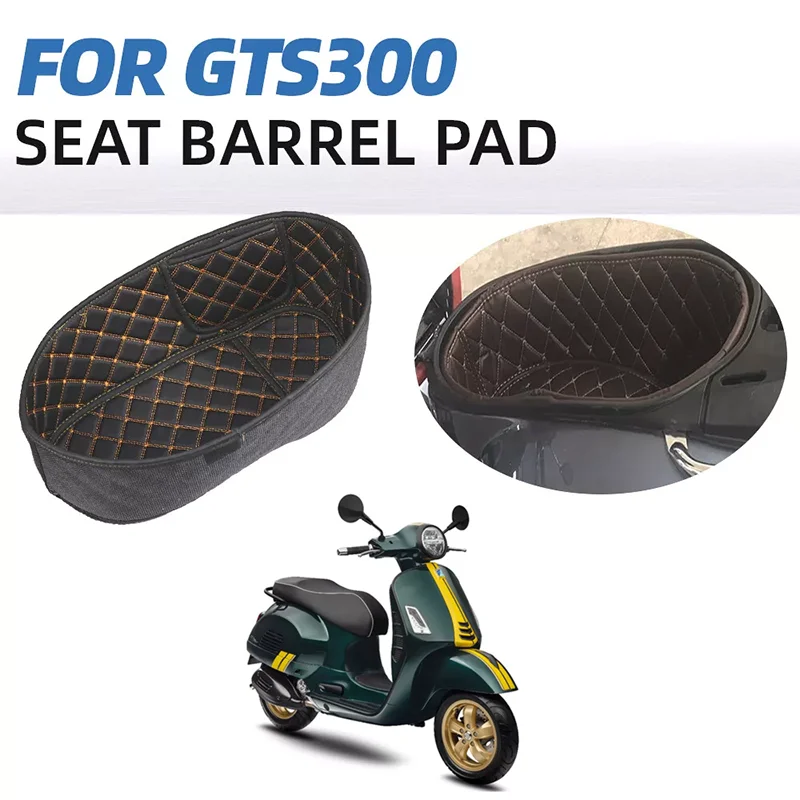 

PU Trunk Cargo Liner Protector Seat Bucket Inner Pad For Vespa GTS 300 GTS300