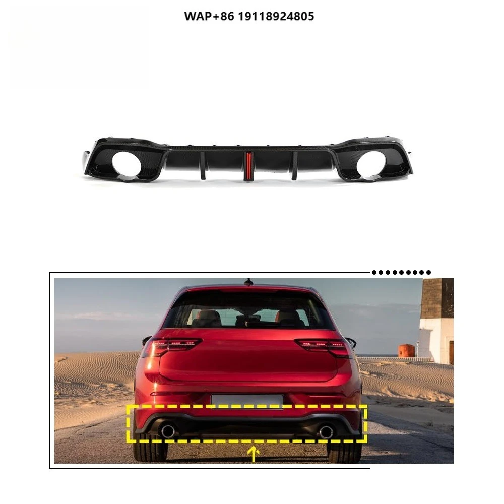 

Carbon Fiber Rear Diffuser for Golf MK8 GTI 2021-2022